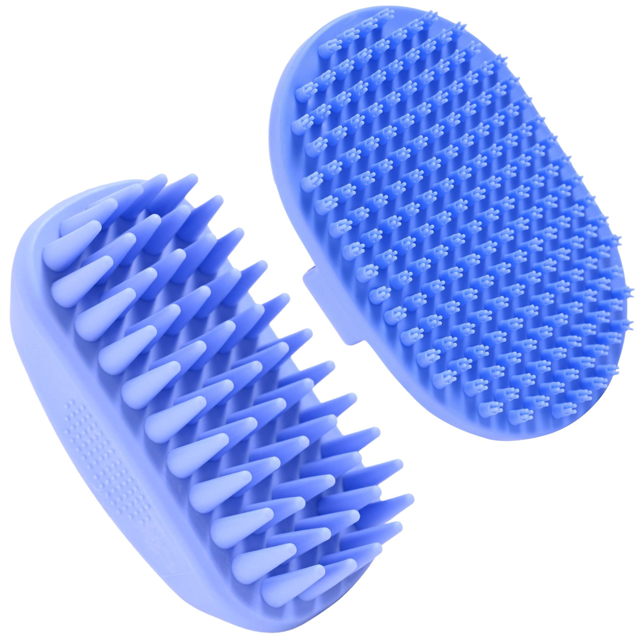 Pet Shower Brush - Soft silicone bristles close-up